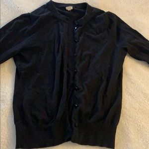 Black cardigan